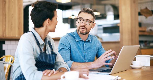 an IT mentor advising a small to midsize business about their next steps.